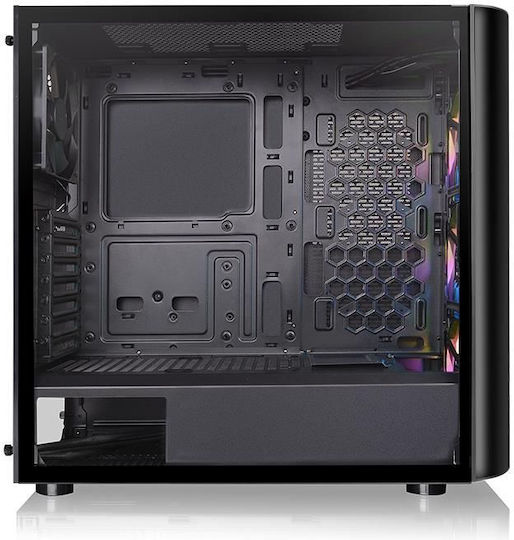 Thermaltake View 23 TG ARGB Gaming Midi Tower Κουτί Υπολογιστή με Πλαϊνό Παράθυρο Μαύρο