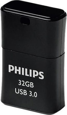 Philips Pico 32GB USB 3.0 Stick Schwarz