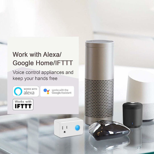 Broadlink RM Mini3 Smart Hub Wi-Fi / IR / RF Συμβατό με Google Home, Alexa & IFTTT