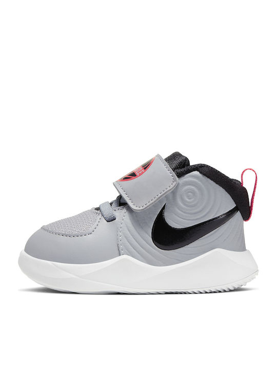 Team Hustle D 9 Kids Sports Shoes Basketball Grey