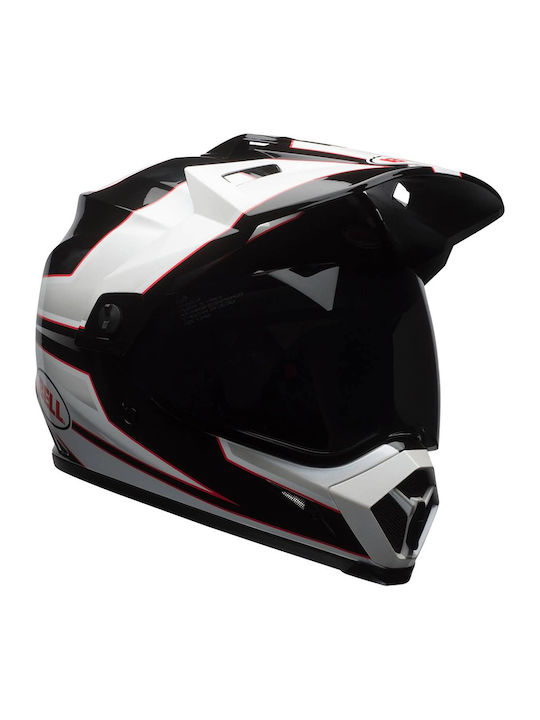 Bell MX-9 Adventure Mips On-Off Helmet DOT / ECE 22.05 1450gr Stryker Black / White