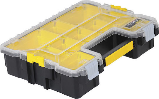 Stanley FatMax Tool Compartment Organiser 10 Slot with Removable Box Yellow 44.6x35x11.6cm