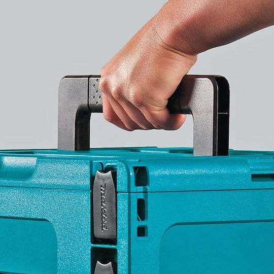 Makita MacPac 3 Hand Tool Case Plastic for 2 Rechargeable Drills Dimensions: W39.5xD29.5xH21cm