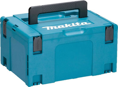 Makita MacPac 3 Hand Toolbox Plastic για 2 Επαναφορτιζόμενα Δράπανα W39.5xD29.5xH21cm 821551-8