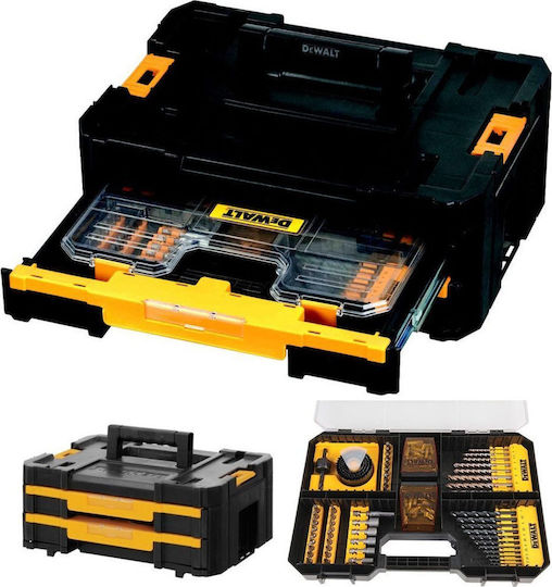 Dewalt Συρταριέρα Εργαλείων Plastic with 2 Drawers W44xD33.2xH17.6cm T-STAK IV