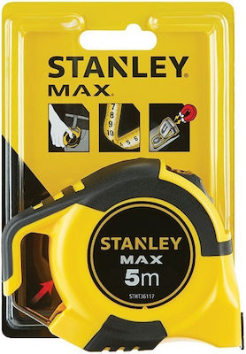 Stanley Tape Measure with Auto-Rewind and Magnet 25mm x 5m