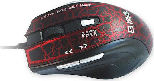 Sound Friend SF-8196 Gaming Ποντίκι Κόκκινο