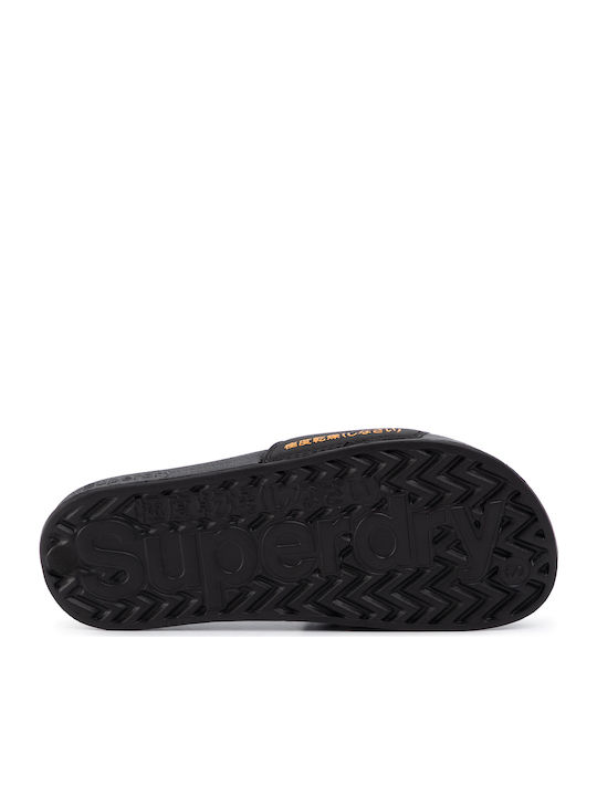 Classic Pool Men's Slides Black