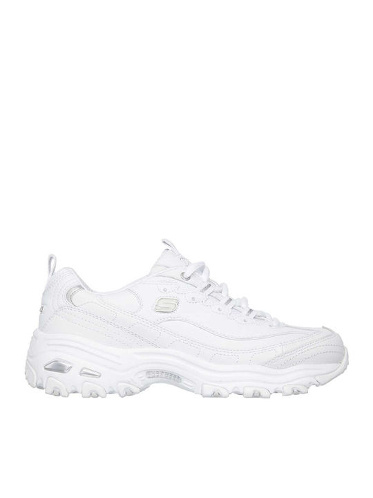 D'Lites Fresh Start Damen Anatomisch Chunky Sneakers Weiß