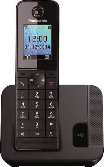 Panasonic KX-TGH210 Cordless Phone with Speaker Black