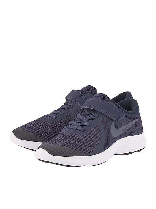 Revolution Revolution 4 Kids Sports Shoes Running with Hoop & Loop Closure Neutral Indigo / Light Carbon
