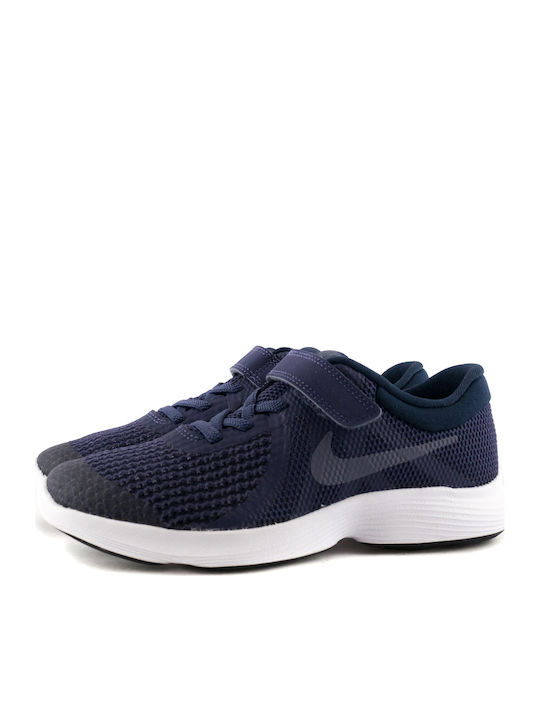 Revolution Revolution 4 Kids Sports Shoes Running with Hoop & Loop Closure Neutral Indigo / Light Carbon