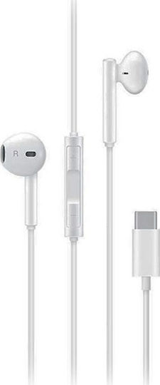 Huawei CM33 Retail Earbuds Handsfree Headphones with Connector USB-C White