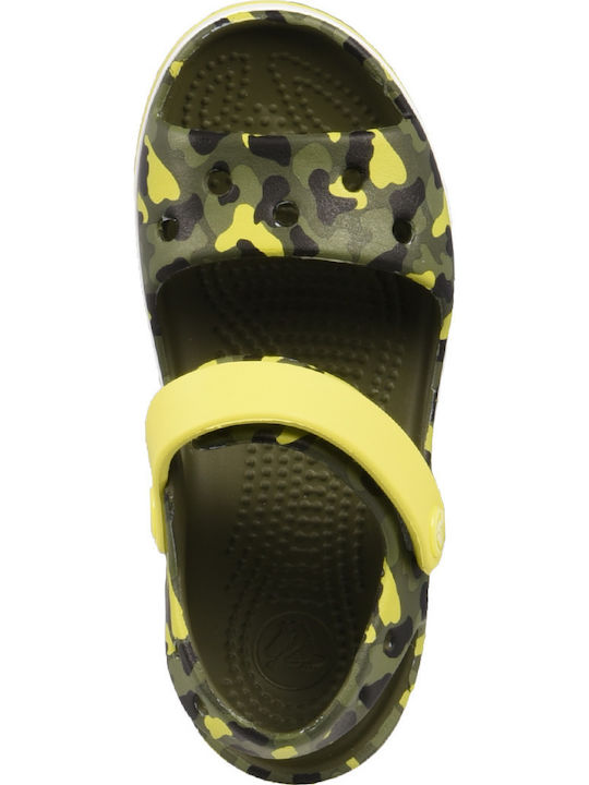 Seasonal Graphic Children's Anatomical Beach Shoes Khaki