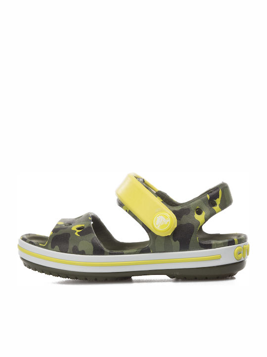 Seasonal Graphic Children's Anatomical Beach Shoes Khaki