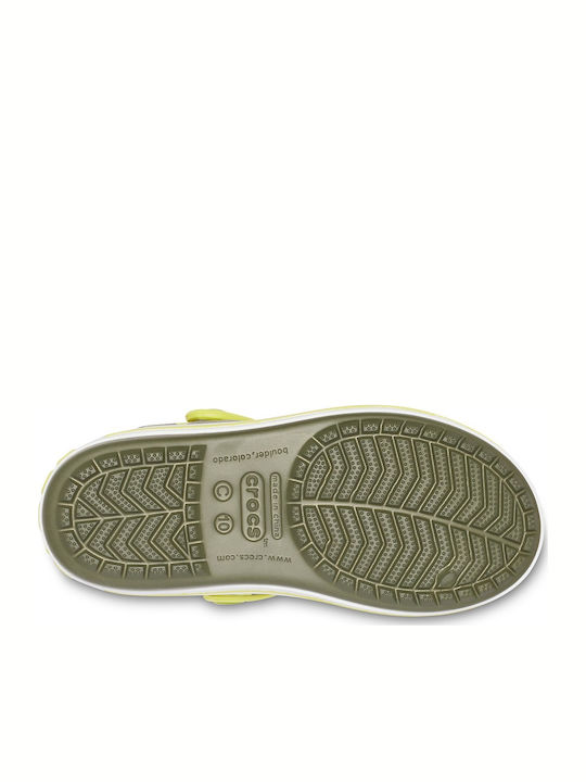 Seasonal Graphic Children's Anatomical Beach Shoes Khaki