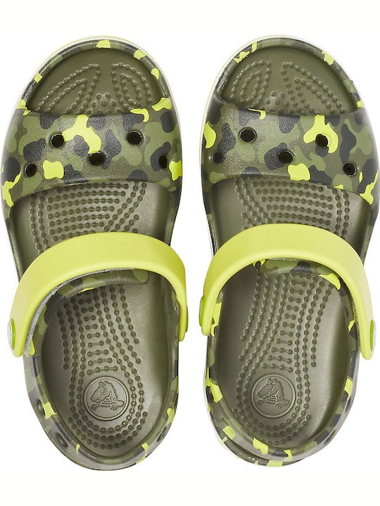 Seasonal Graphic Children's Anatomical Beach Shoes Khaki