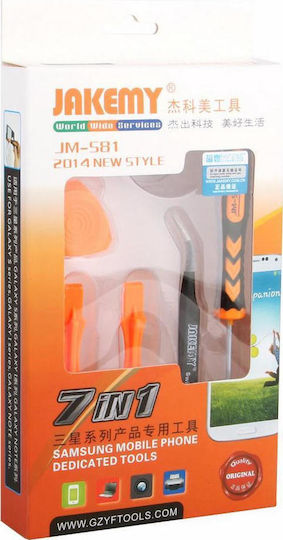 Jakemy Set de instrumente pentru Service-ul de Telefonie Mobilă 7buc JM-S81