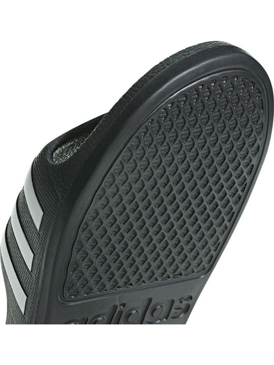 Kids' Slides Black Adilette Aqua