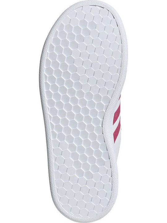GRAND COURT Παιδικά Sneakers με Σκρατς Cloud White / Real Pink