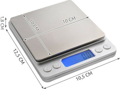 Ηλεκτρονική Επαγγελματική Ζυγαριά Ακριβείας με Ικανότητα Ζύγισης 2kg και Υποδιαίρεση 0.1gr