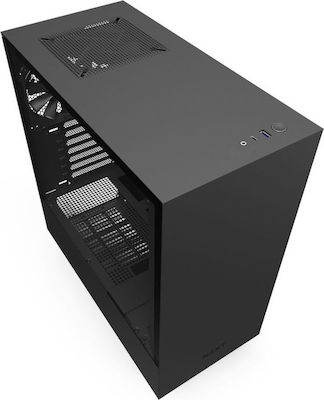 NZXT H510 Gaming Midi Tower Κουτί Υπολογιστή με Πλαϊνό Παράθυρο Μαύρο
