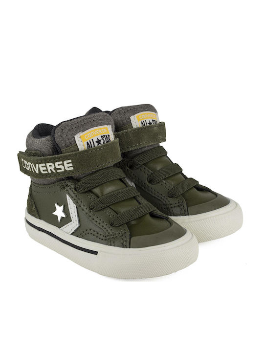 Chuck Taylor All Star Pro Blaze Strap Детски Маратонки High с Велкро Зелени