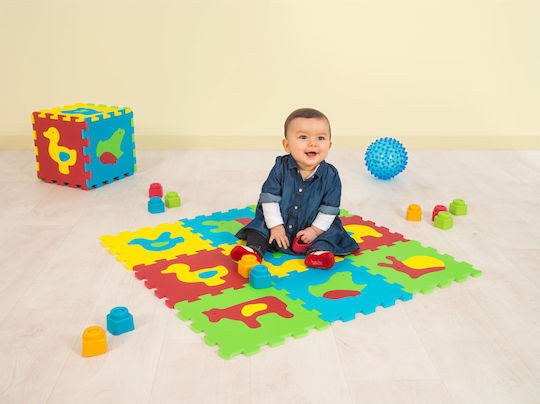 Ludi Διαδραστικό Παζλ Δαπέδου με Ζωάκια 9τμχ