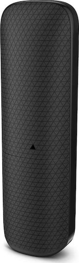 Philips D160 Ασύρματο Τηλέφωνο με Ελληνικό Μενού Μαύρο