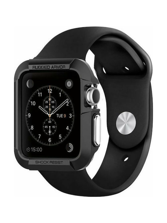 Spigen Rugged Armor Μαύρο (Apple Watch 42mm)
