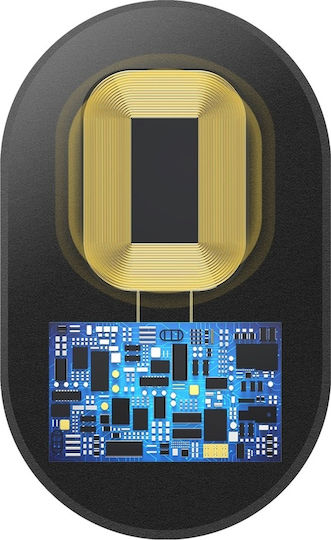 Baseus Qi Charging Receiver Microfiber Lightning in Black color