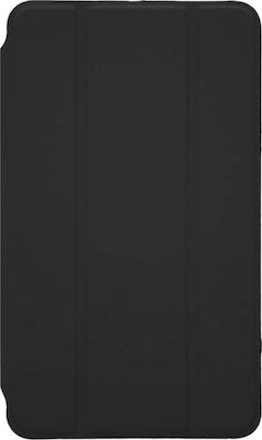Tri-Fold Flip Cover Δερματίνης Μαύρο (Galaxy Tab A 10.1 2016)