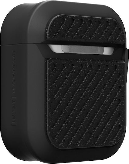 Laut Capsule Impkt Husă cu cârlig în culoarea Negru pentru Apple AirPods 1 / AirPods 2