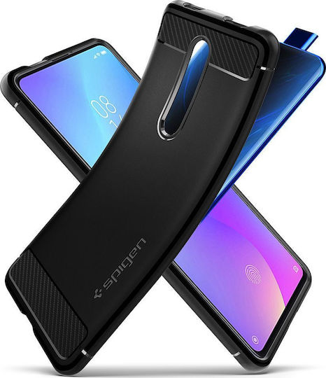 Spigen Rugged Armor Задна корица Силикон Черен (Xiaomi Mi 9T / 9T Pro - Xiaomi Mi 9T / 9T Pro) S53CS26403