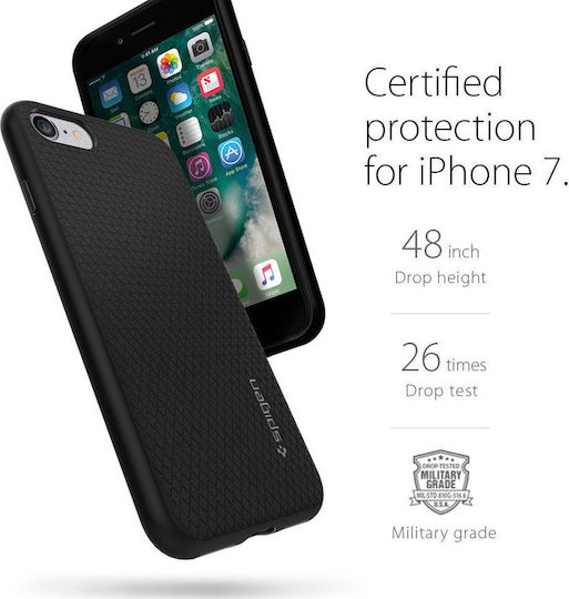 Spigen Liquid Air Armor Back Cover Silicone Black (iPhone 7 / 8 / SE 2020 / SE 2022)