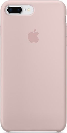 Apple Silicone Case Umschlag Rückseite Silikon Rosa (iPhone 8/7 Plus)