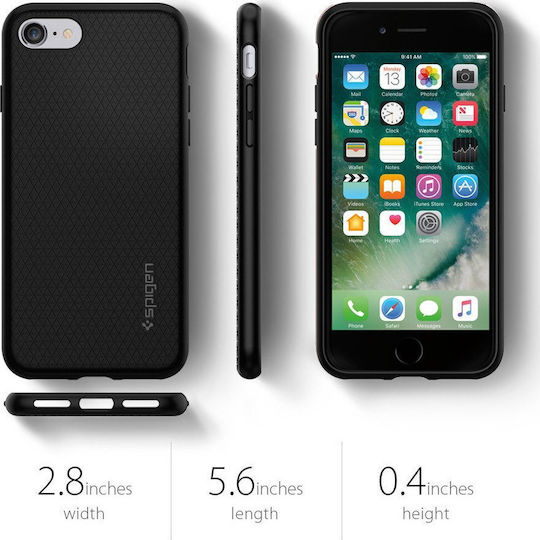 Spigen Liquid Air Armor Back Cover Silicone Black (iPhone 7 / 8 / SE 2020 / SE 2022)