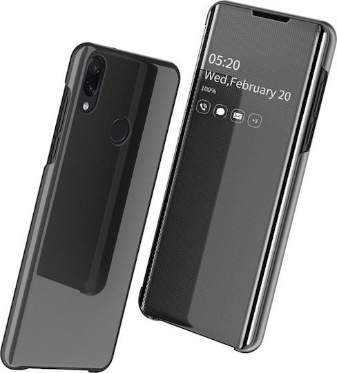 Hurtel Clear View Buchen Sie Kunststoff Schwarz (Redmi Note 7 / 7 Pro)