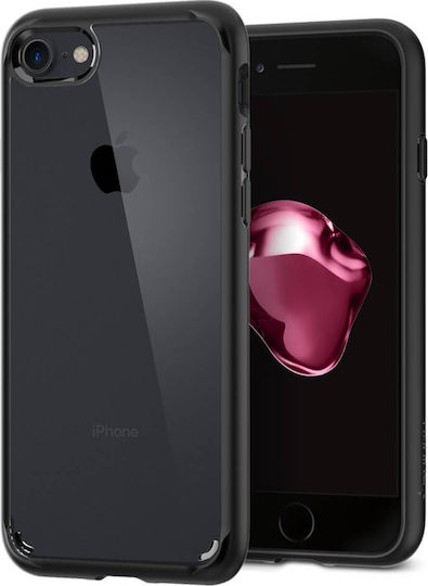 Spigen Ultra Hybrid 2 Umschlag Rückseite Kunststoff 2mm Schwarz (iPhone SE 2022/2020/8/7)
