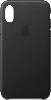 Apple Leather Case Black (iPhone Xs)