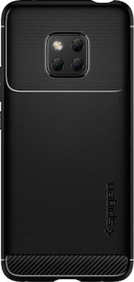 Spigen Rugged Armor Umschlag Rückseite Silikon Schwarz (Huawei Mate 20 Pro) L34CS25064
