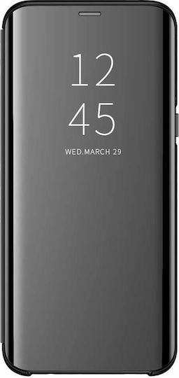 Hurtel Clear View Книга Пластмаса Черен (Galaxy A50)