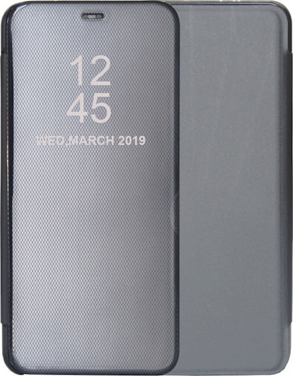 Hurtel Clear View Книга Пластмаса Черен (Galaxy A50)