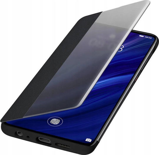 Huawei SMART VIEW Buchen Sie Synthetisches Leder Schwarz (Huawei P30)