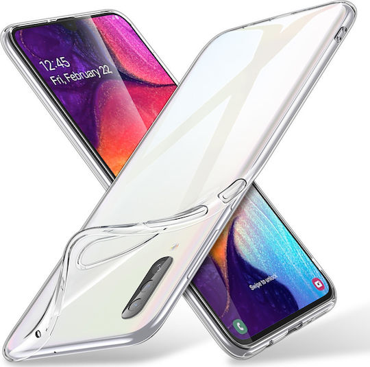 Umschlag Rückseite Silikon 2mm Transparent (Galaxy A50)