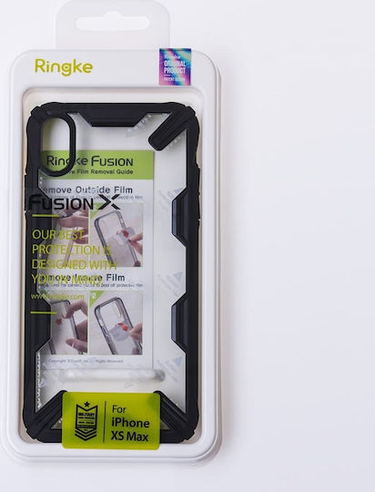 Ringke Fusion-X Back Cover Din Silicon Cu Curea Pentru Gât Neagră Huawei Mate 20 Pro