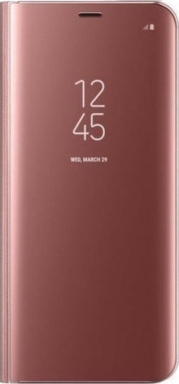 Hurtel Clear View Book Πλαστικό Ροζ Χρυσό (Redmi 7A)