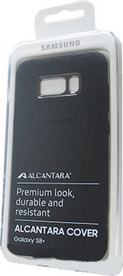 Samsung Alcantara Cover Back Cover Plastic Black (Galaxy S8+)