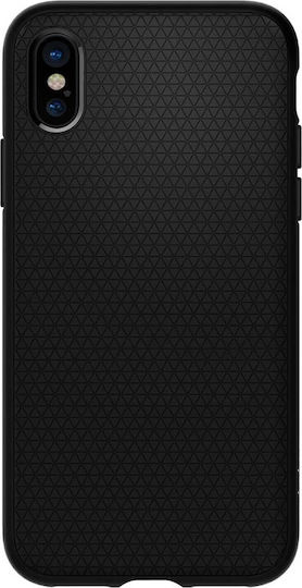 Spigen Liquid Air Back Cover Σιλικόνης Μαύρο (iPhone X / Xs)