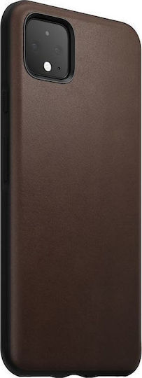 Nomad Rugged Case Back Cover Leather Brown (Google Pixel 4)